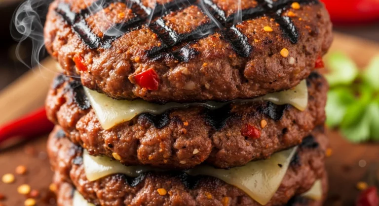 Smoky Chipotle Burger Patties 7 Smoky Chipotle Burger Patties