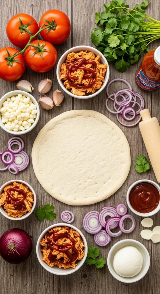 Bbq Chicken Pizza Ingredients