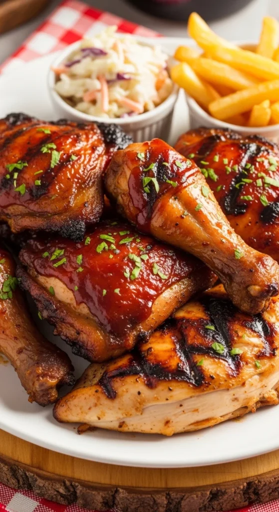 Bbq Chicken Serving