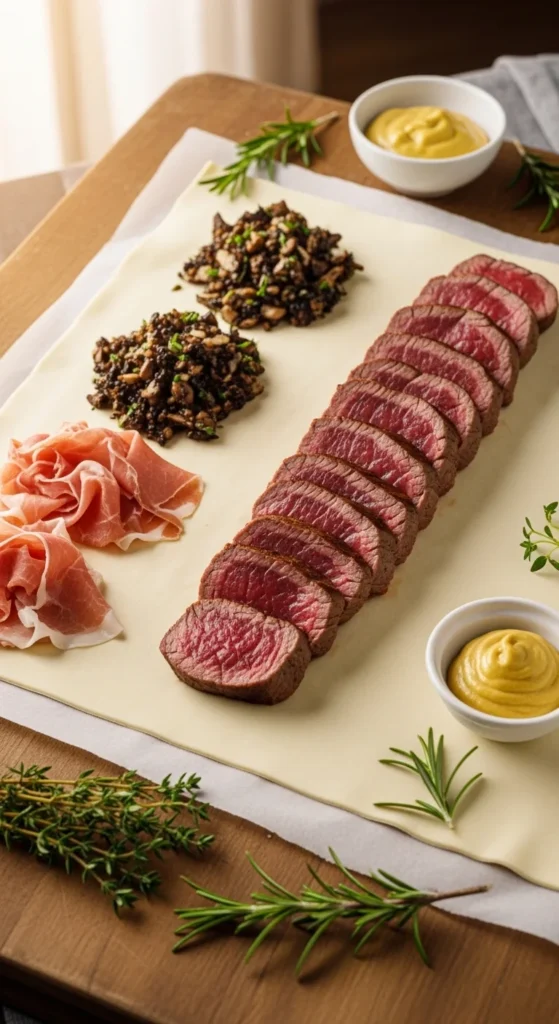 Beef Wellington Ingredients