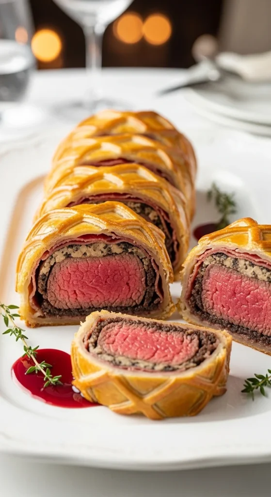 Beef Wellington Serving