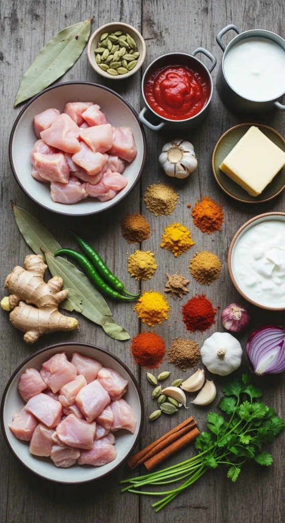 Butter Chicken: Creamy Comfort in Minutes 3 Butter Chicken ingredients