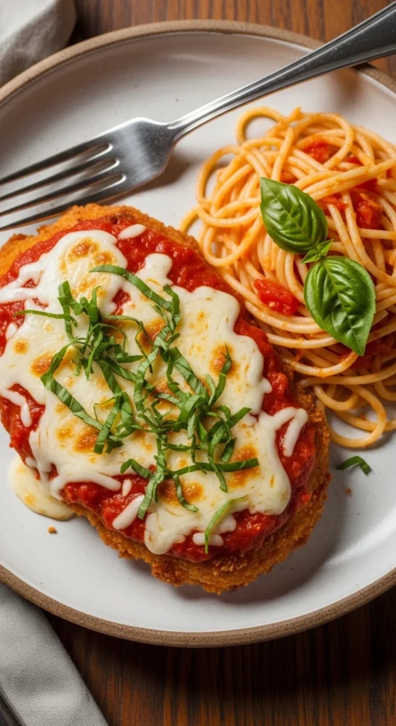 Chicken Parmesan Serving