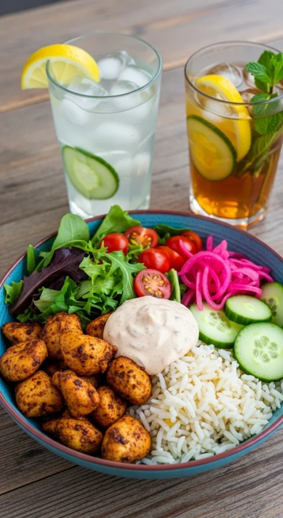 Chicken Shawarma Bowl Serving