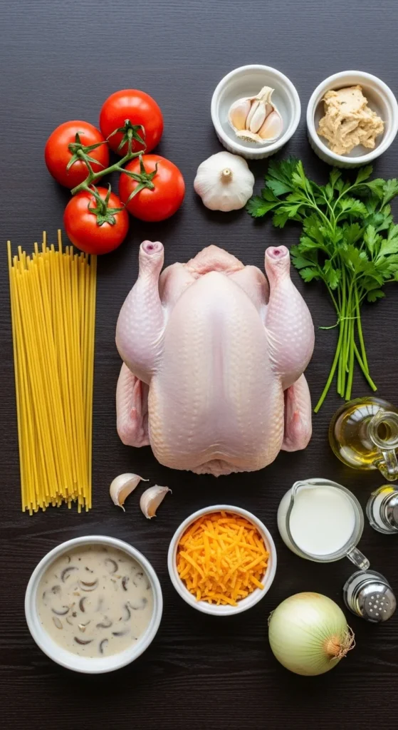 Chicken Spaghetti Ingredients