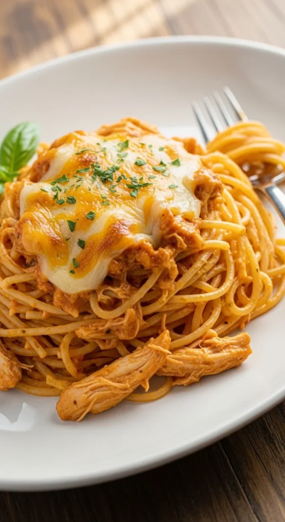 Chicken Spaghetti Serving