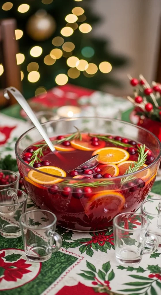 Christmas Punch: Sparkling Holiday Snaps Bash 4 Christmas Punch Serving