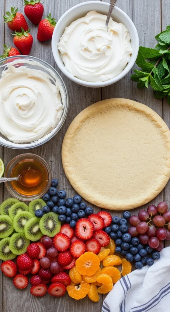 Fruit Pizza: a Colorful No-Fuss Dessert Smash 3 Fruit Pizza Ingredients