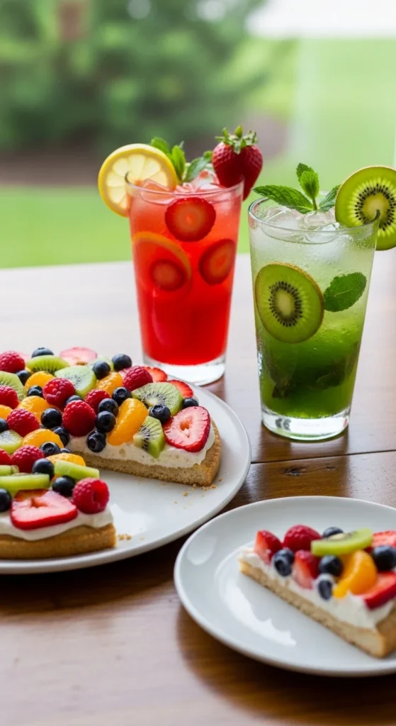 Fruit Pizza: a Colorful No-Fuss Dessert Smash 4 Fruit Pizza Serving