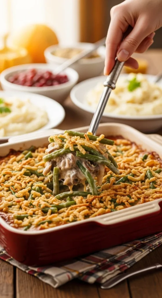 Green Bean Casserole Serving