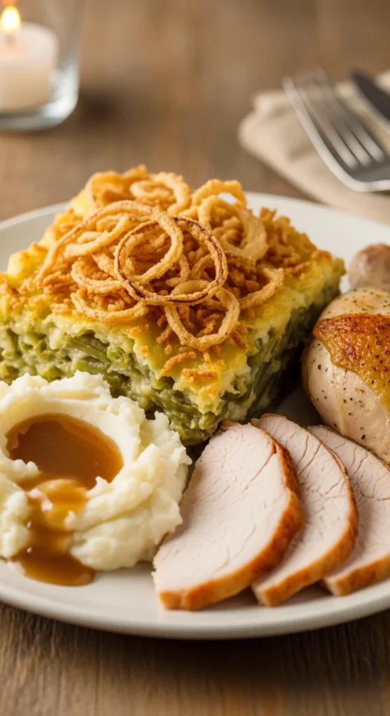 Green Bean Casserole Serving