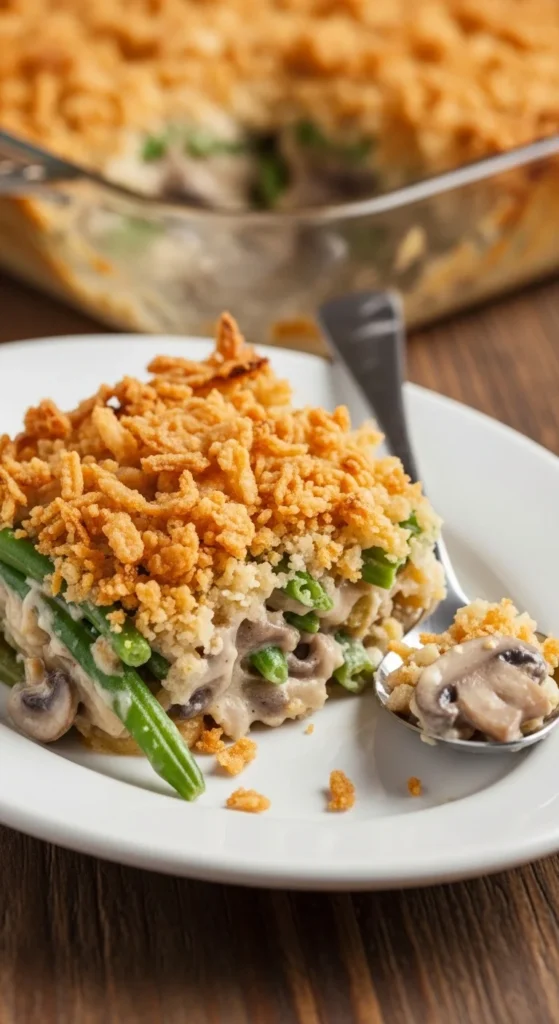 Green Bean Casserole Serving
