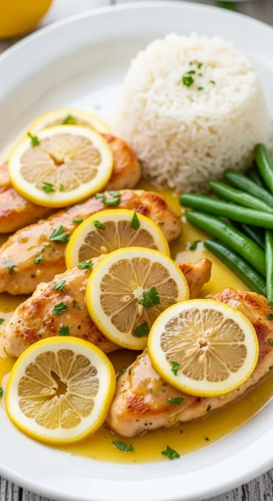 Lemon Chicken Serving