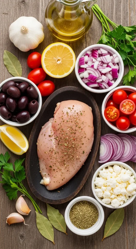 Mediterranean Chicken Ingredients