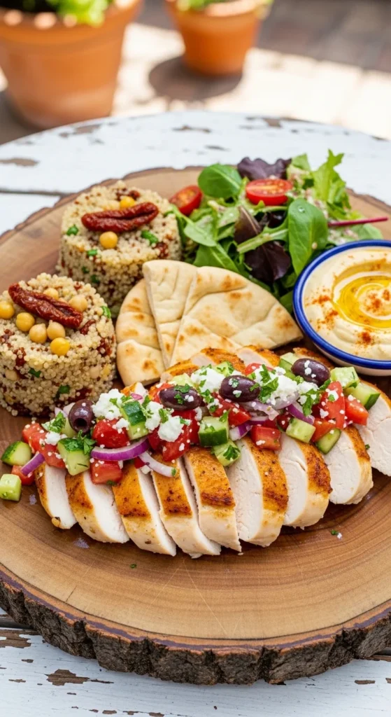 Mediterranean Chicken Serving