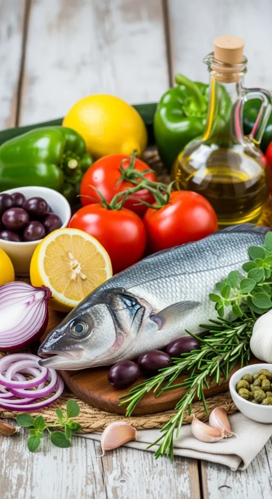 Mediterranean Fish Recipe Ingredients