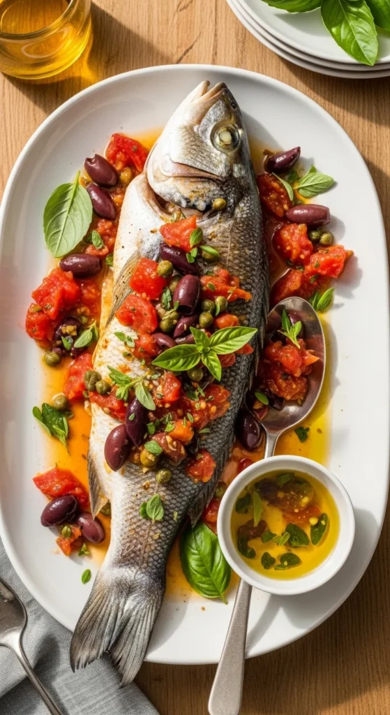 Mediterranean Fish Serving