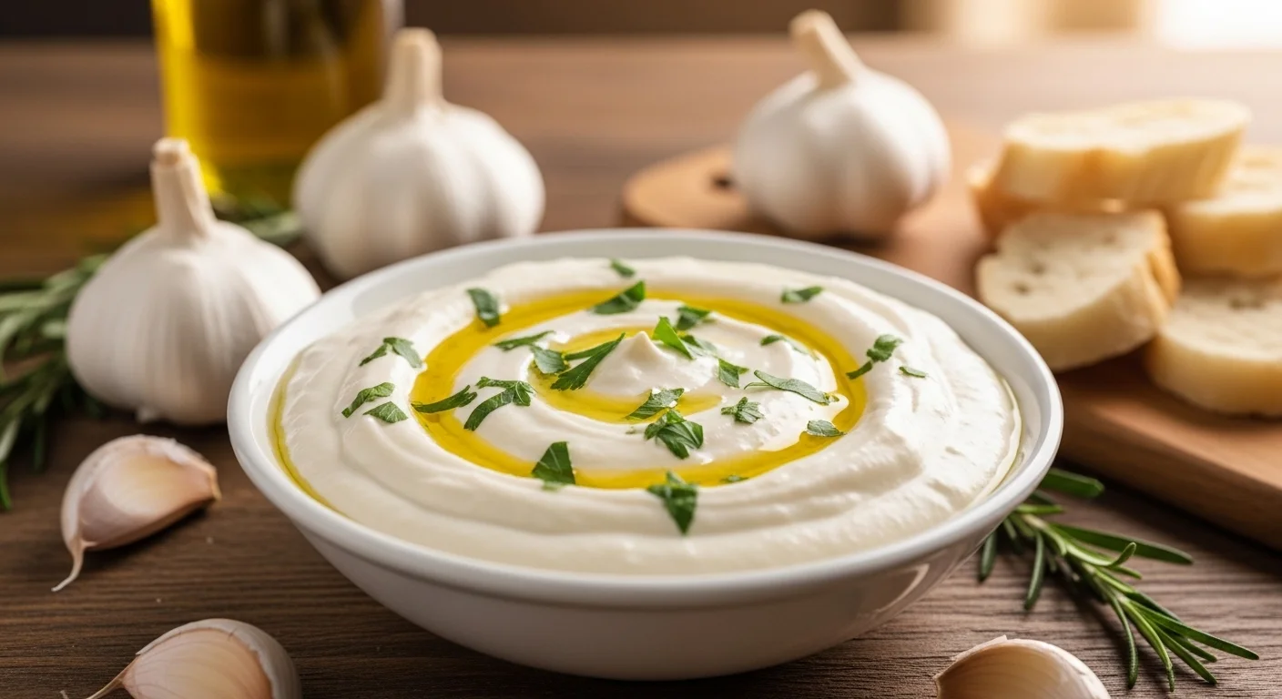 Mediterranean Garlic Sauce