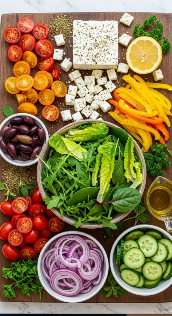 Mediterranean Salad Ingredients