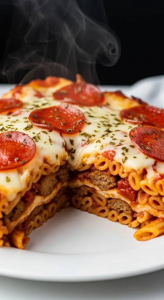 Pizza Casserole Serving