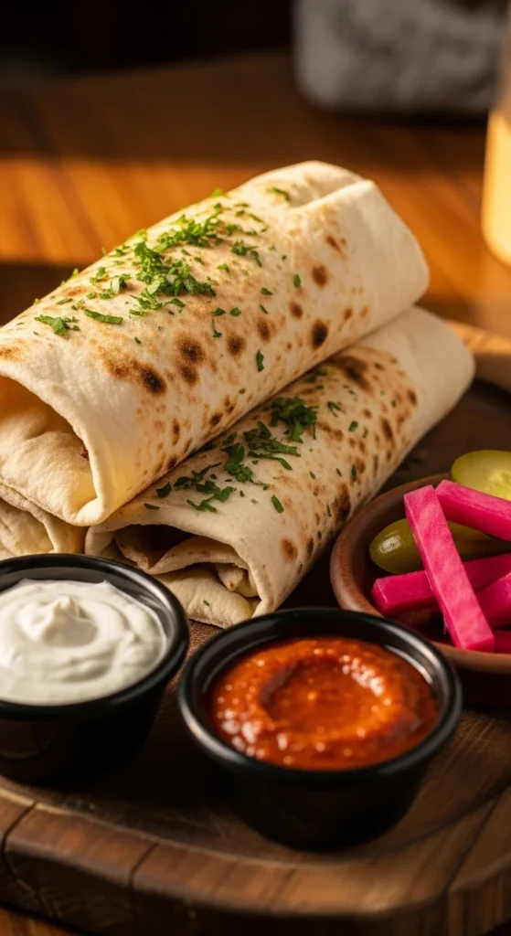 Shawarma Bread Serving