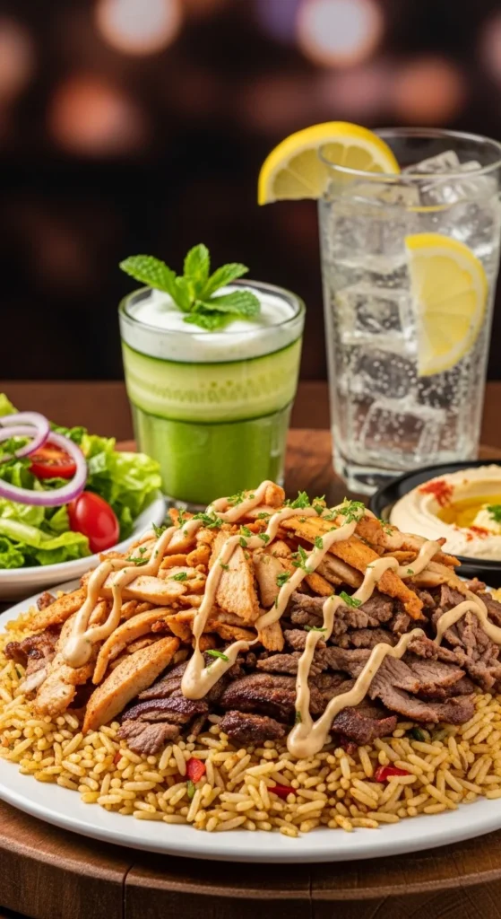 Shawarma Rice serving