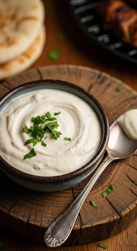 Shawarma Sauce: Your Ticket to Flavor Town in a Dip 4 Shawarma Sauce Serving