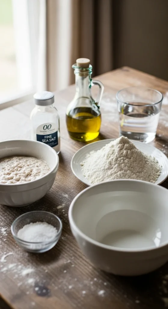Sourdough Pizza Dough Ingredients