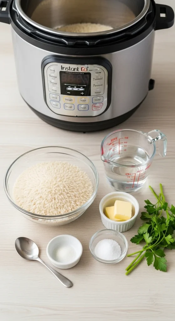 ingredients of instant pot rice