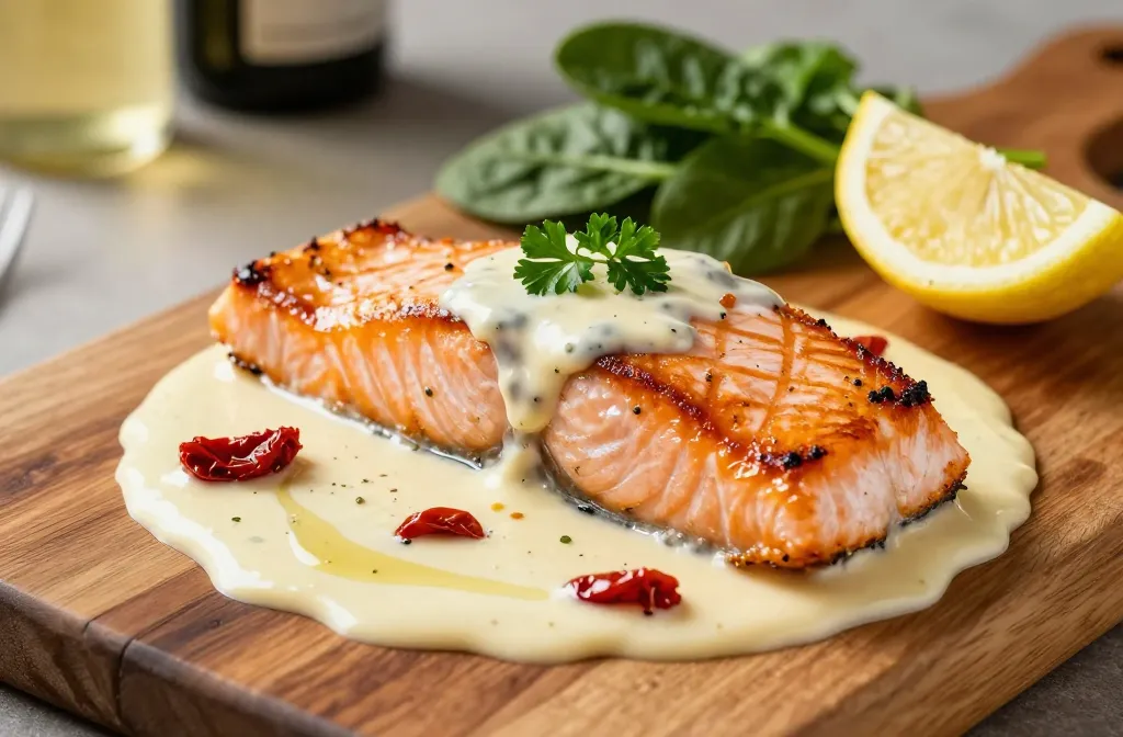 Pappadeaux Salmon Alexander with Creamy Sauce Recipe Masterclass