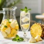Cava Pineapple Apple Mint Recipe: Sparkling Summer Splash