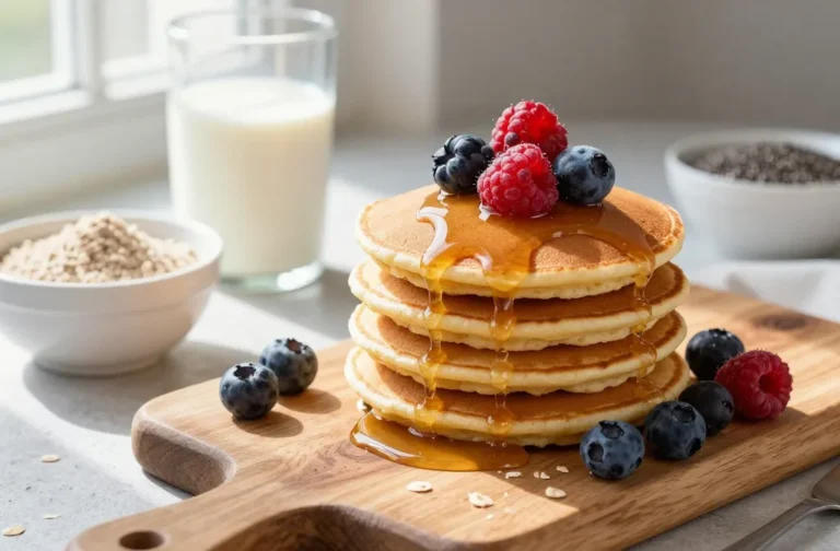 High Protein Vegan Pancakes Oat Flour: Fluffy Fuel for Mornings