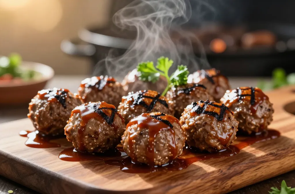 Bbq Meatballs: Whip Up Juicy, Glazed Perfection