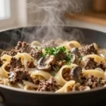 Ground Beef Stroganoff: Weeknight Comfort in One Pan