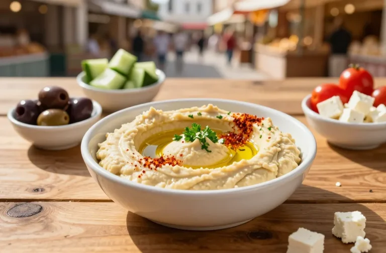 Mediterranean Hummus: a Vacation in a Scoop