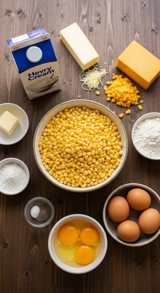 Corn Casserole Ingredients