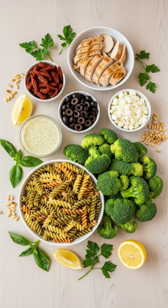 California Chicken Cafe Broccoli Pasta Salad Ingredients