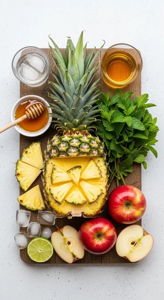 Cava Pineapple Apple Mint ingredients