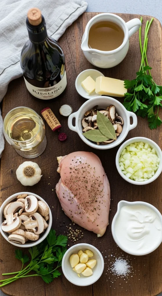Chicken Riesling Ingredients