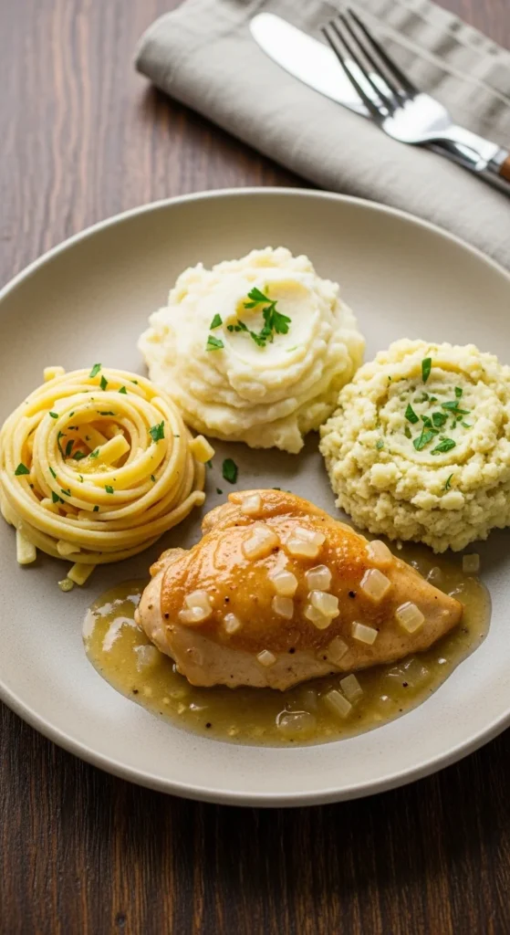 Chicken Riesling Serving