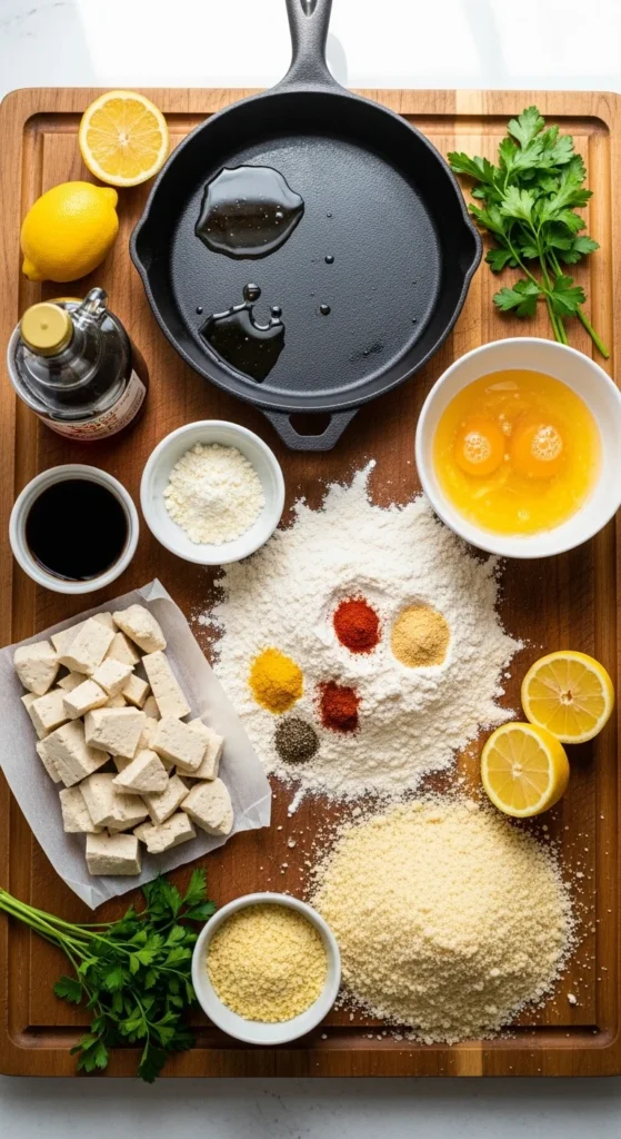 Crispy Tofu Fried Chicken Ingredients