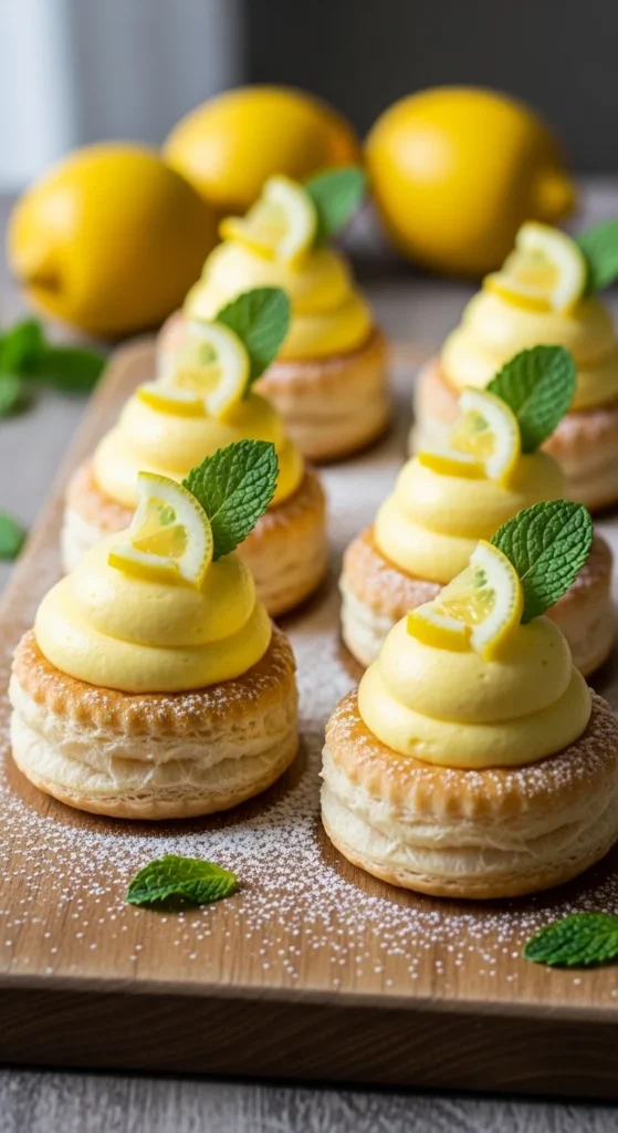 Lemons Puff Cream Serving