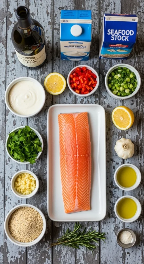 Pappadeaux Salmon Alexander Ingredients