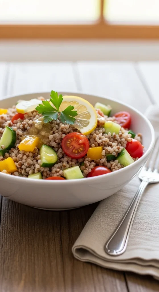 Quinoa and buckwheat