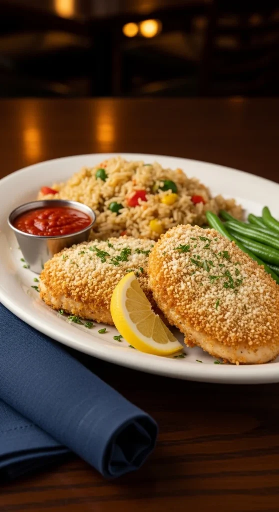 Red Lobster Parmesan Crusted Chicken Serving