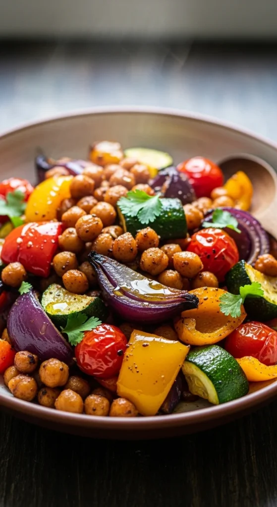Smoky Chickpea and Roasted Veggie