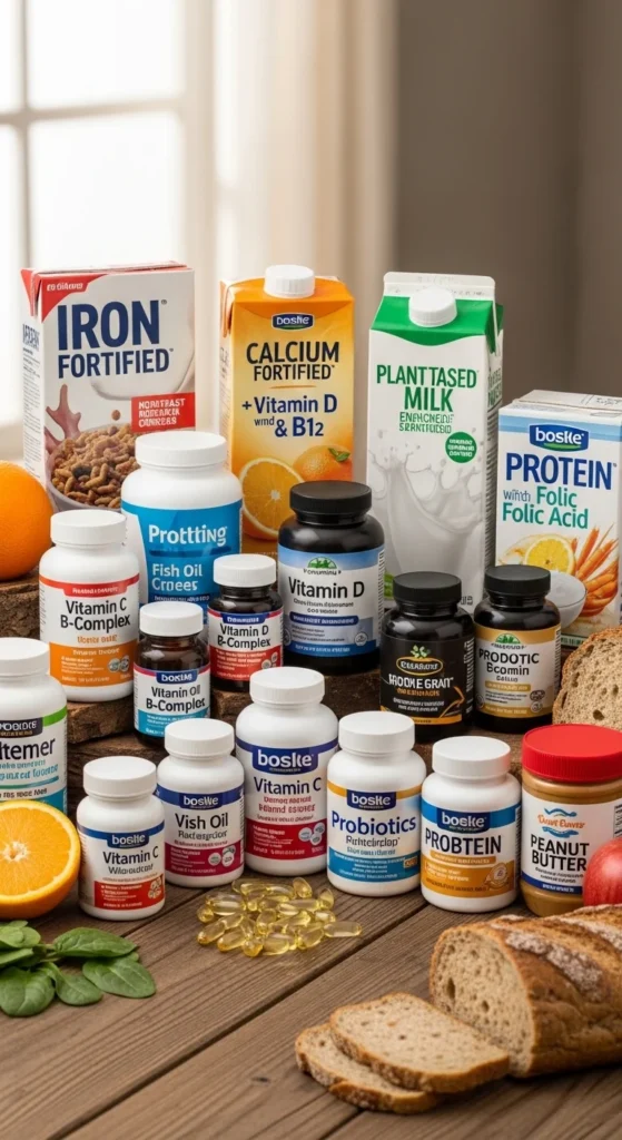 Supplements and fortified foods