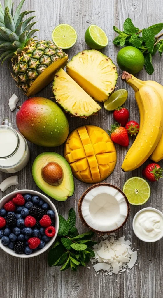 Tropical Smoothie Ingredients