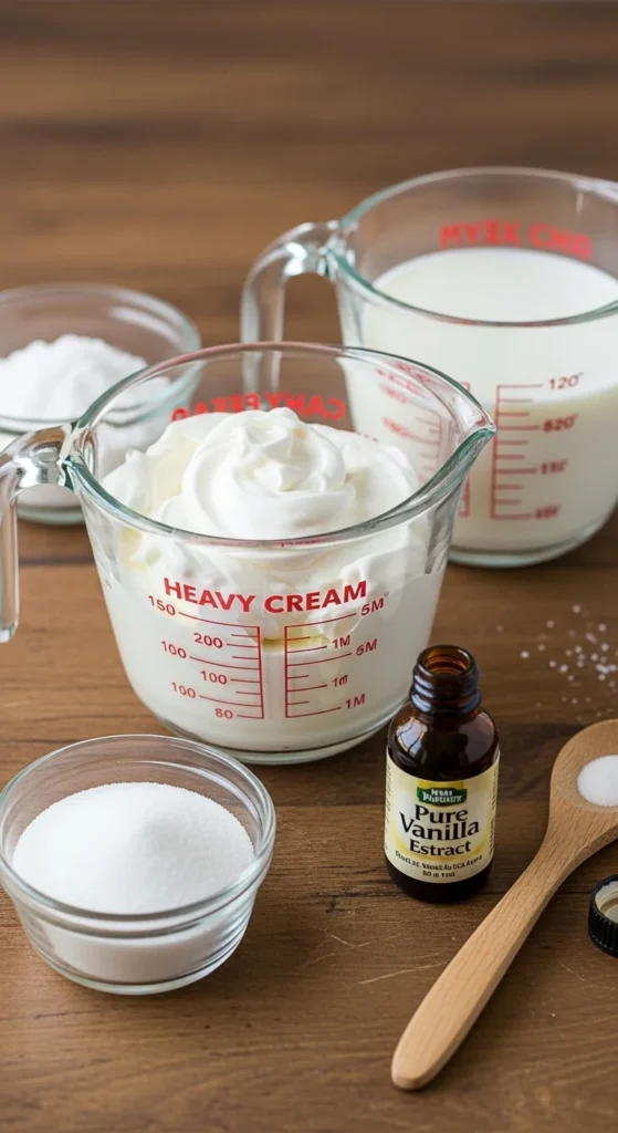 Vanilla Ice Cream Ingredients