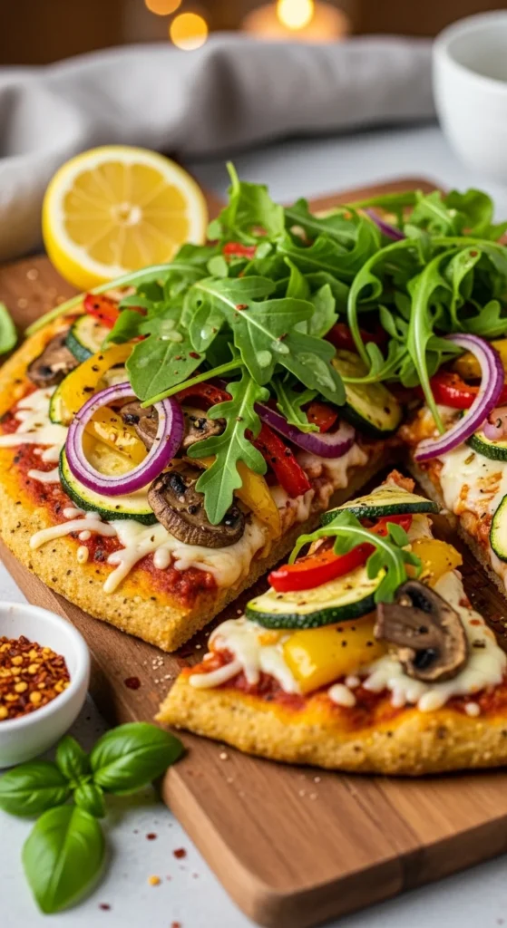 Vegan Protein Pizza Dough Serving